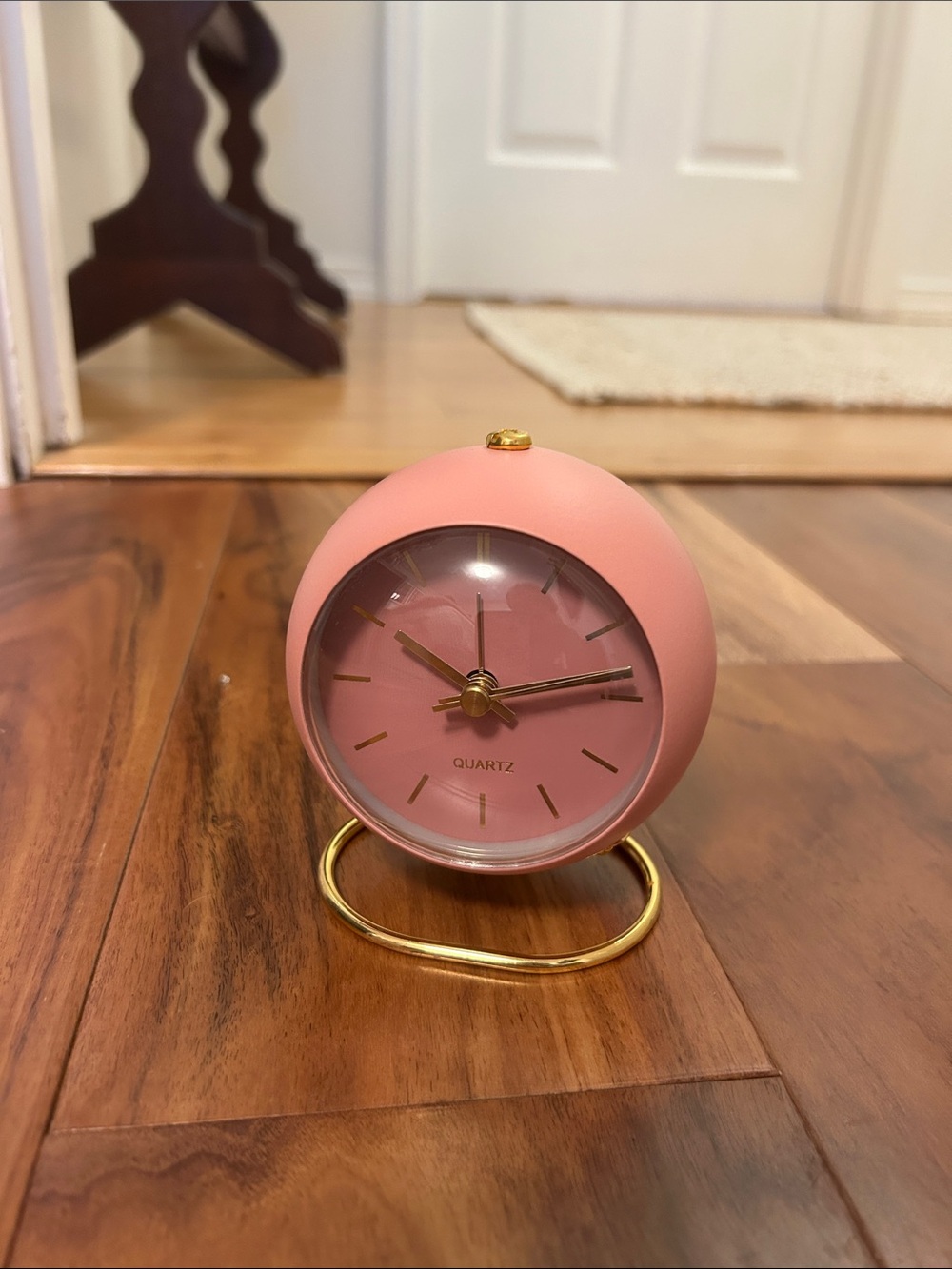 Vintage pink clock